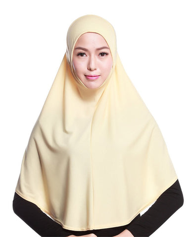 GladThink Womens Muslim Hijab Scarf With More colors Beige