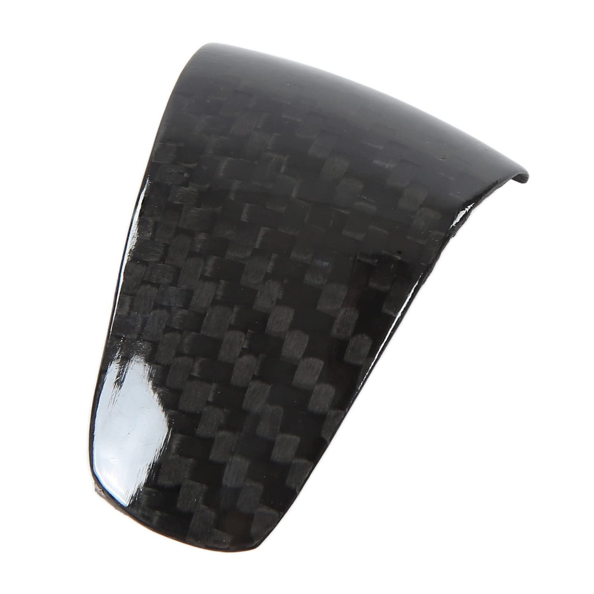 Ymiko Carbon Fiber Gear Shift Knob Trim Cover Sticker Car Gear Shift Knob Cover Replacement for Ford 2015-2018