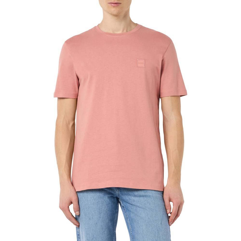 BOSS Mens T-Shirt Open Pink M