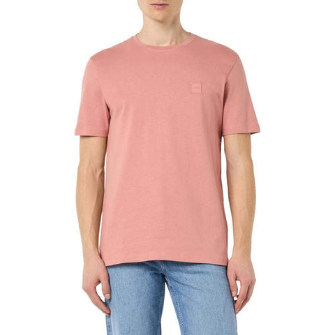 BOSS Mens T-Shirt Open Pink M