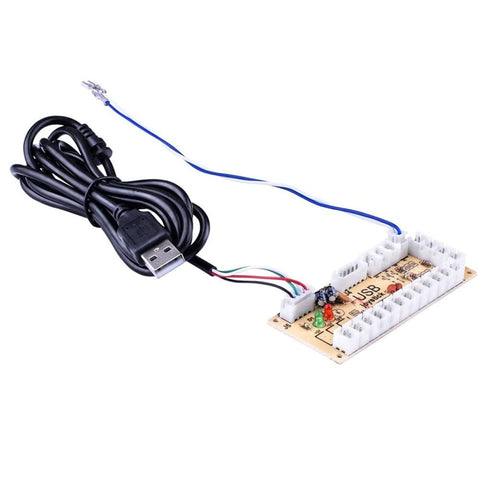 DAGIJIRD Player Arcade USB Encoder Board Zero Delay Game Controller DIY Kit for MAME, for Jamma & Other PC