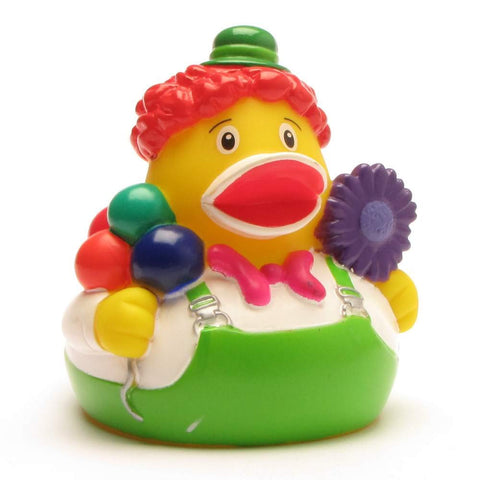 Rubber Duck Clown | Bath Duck | Duckshop | L: 8 cm