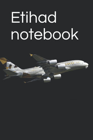 Etihad notebook travel:6x9 Lined Journal, Memory Book, Travel Journal, Diary To Record Your Thoughts,
