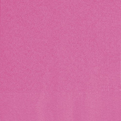 Unique Party 31406 Solid Luncheon Napkins | Hot Pink Color Theme | 50ct, Pack of 50