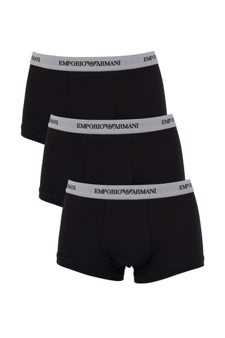 Emporio Armani Men's Cc717-111357 Trunk Pack of 3 , Black (Nero 00120), XL UK