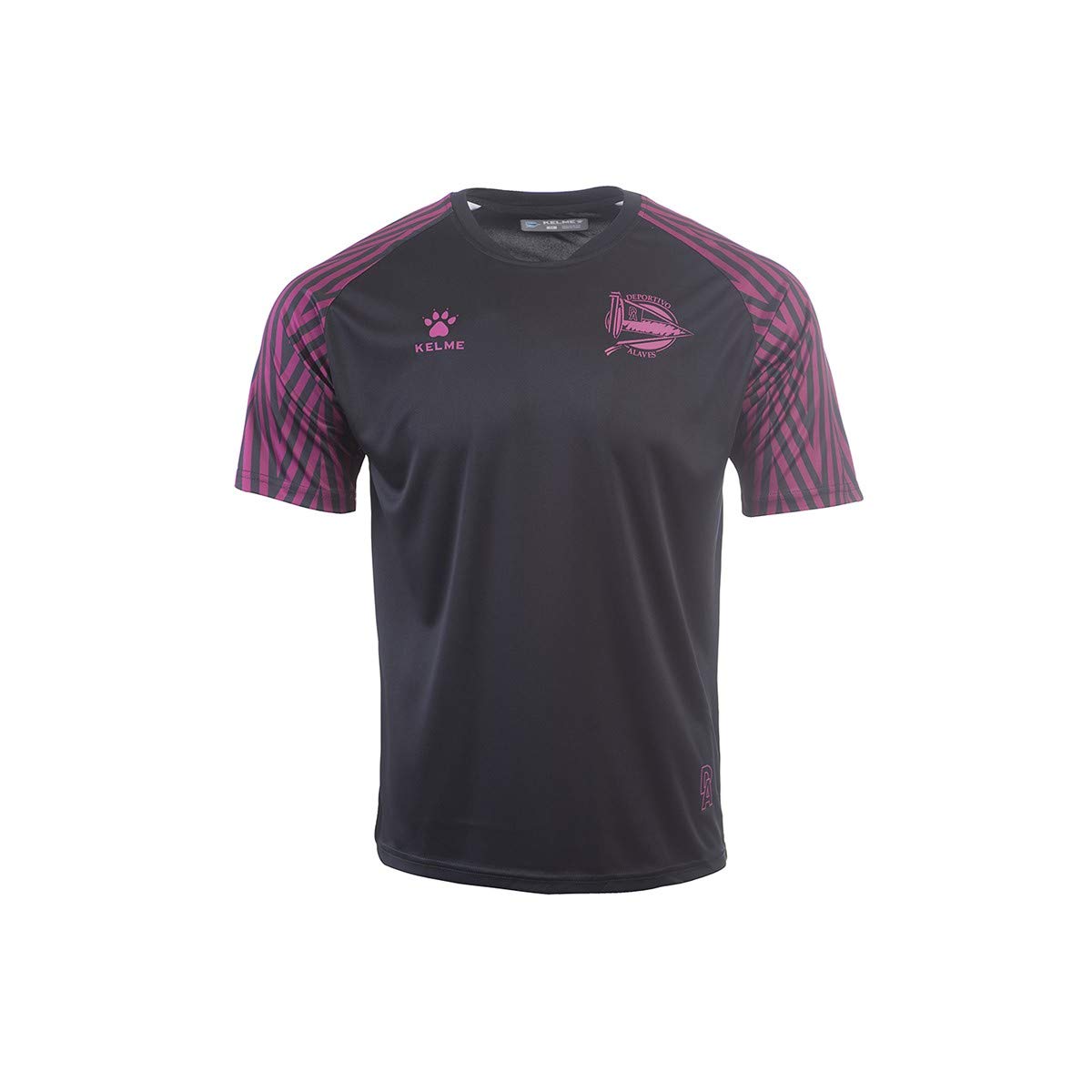 KELME - 18/19 AlavÃ©s Prepartitioned Jacket Black/White