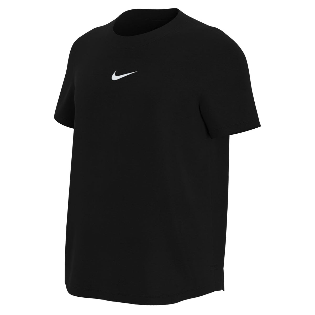 NIKE DH5186 G NK DF ONE SS TOP T-shirt girls black/white S (128-137cm)