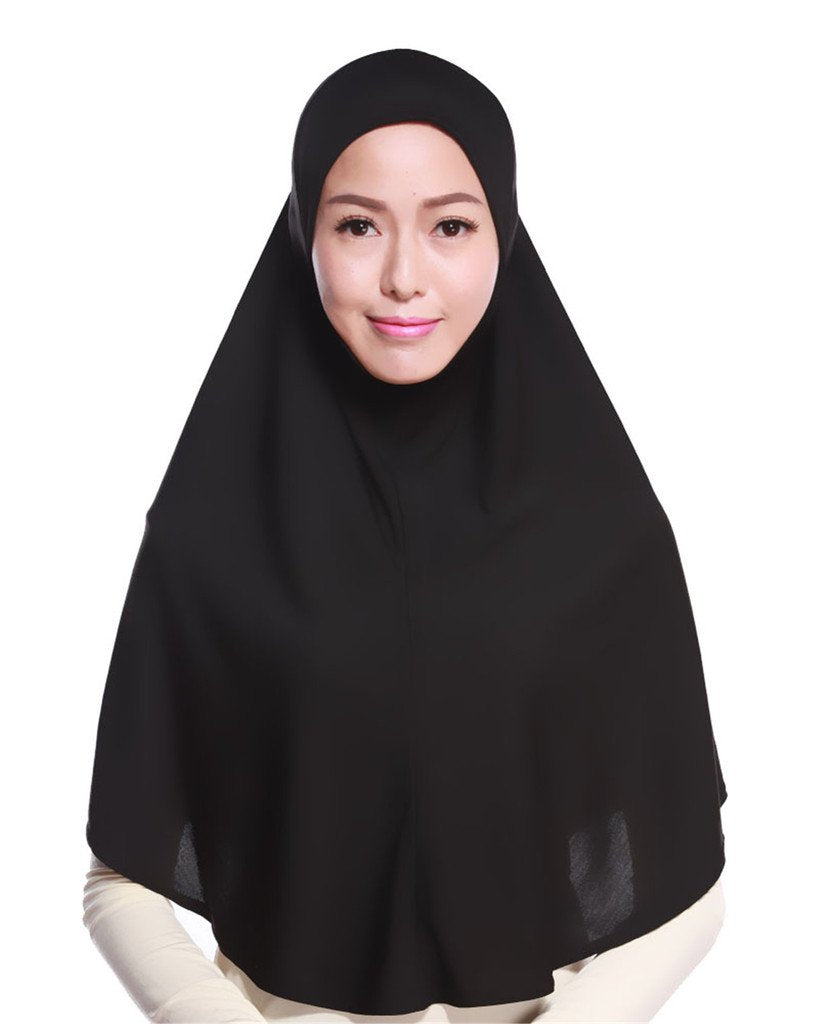 GladThink Womens Muslim Hijab Scarf With More colors Black