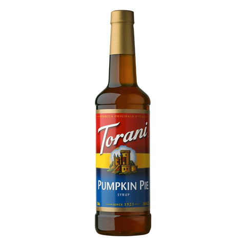 Torani Pumpkin Pie Coffee Syrup 750ml, Cane Sugar Syrup and Cocktail Syrup, Deliciously Flavoured Coffee Syrups for Coffee Drinks or Hot Chocolate, Coffee Gift Set & Coffee Gifts