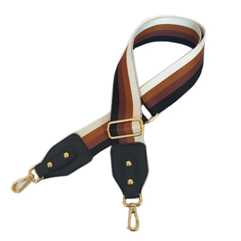 Beacone Wide Purse Strap Replacement Adjustable Crossbody Handbag Strap Belt (Black)