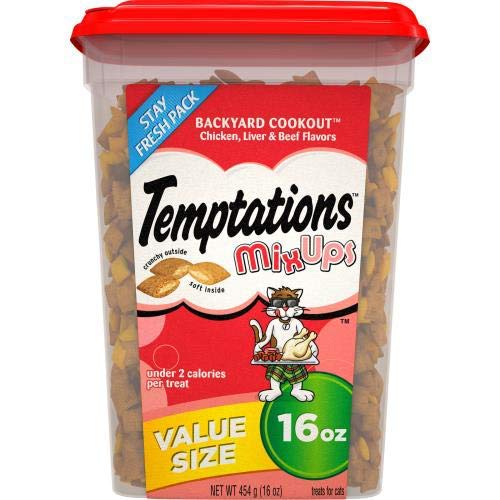 Whiskas Temptations Mixups Treats for Cats - Backyard Cookout (Pack of 2)