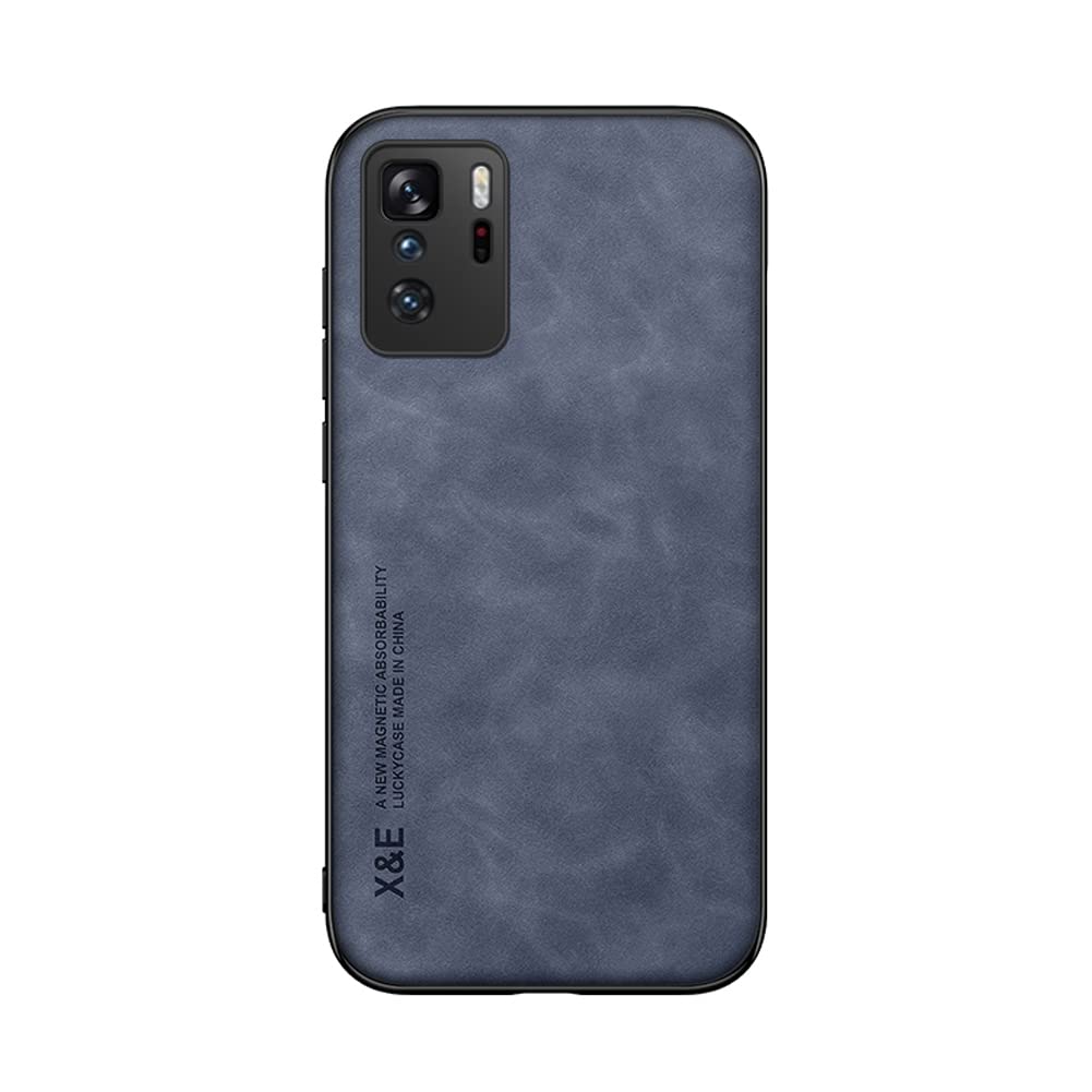 Kepuch Silklike Case for Xiaomi Poco X3 GT,Redmi Note 10 Pro China - Cover Bumper Built-in Metal Plate for Xiaomi Poco X3 GT,Redmi Note 10 Pro China - Blue