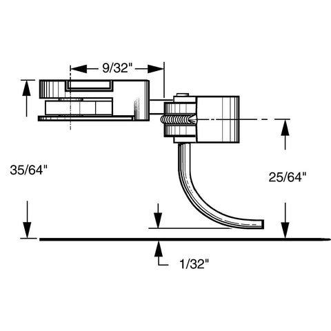 HO Body Mounted Coupler, 9/32" Overset (2pr)