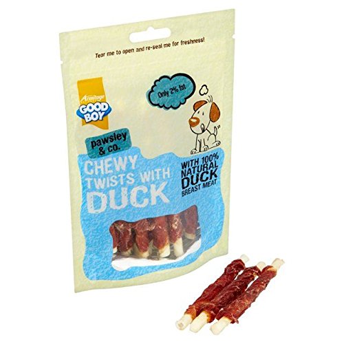 Good Boy Chewy Twists with Duck 90g (PACK OF 4)