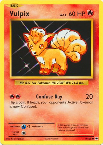 Pokemon - Vulpix (14/108) - XY Evolutions