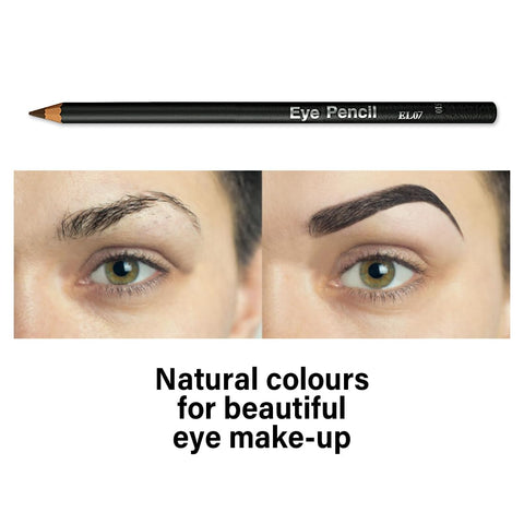 Eyebrow Pencil, Long-lasting and Waterproof Formula, For Perfect Brows, Eyebrow Makeup Essential, Eyebrow Pencil *1; Eyebrow Stencil *3; Eyebrow Razor *1, Brown #-0419017