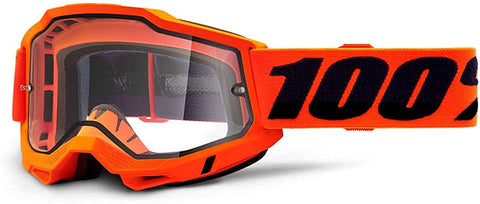 ACCURI 2 Enduro MTB Goggle Orange - Clear Lens