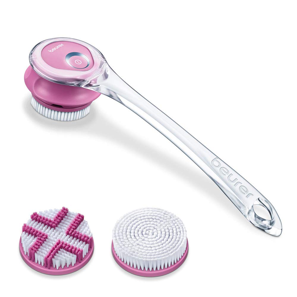 Beurer FC 55 Body Brush with Removable Handle, Soft Skin All-Over Body for All Skin Types, Waterproof Body Brush