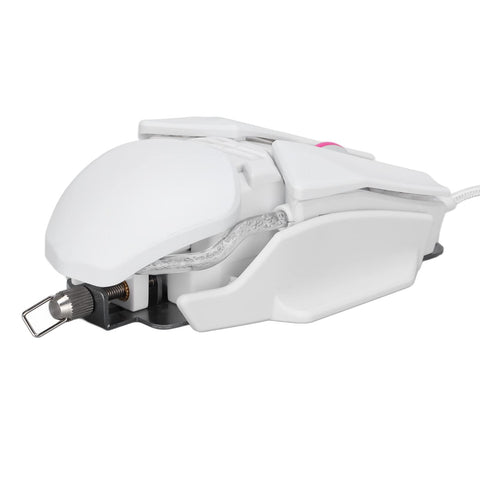 Cool Mechanical Macro Programming Mouse with RGB Water Cooled Lighting Effect,6 Keys Wired Mouse,GamingTelescopic Adjustment Wired Mouse for