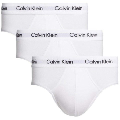 Calvin Klein Men's Hip Brief 3pk 0000u2661g Hip Briefs, White (White), S