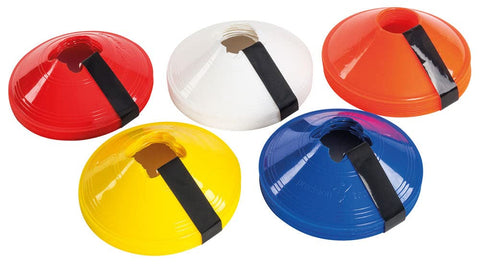 Precision Sleeved Set of 10 Saucer Cones - Yellow
