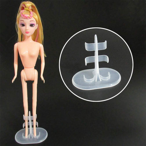 EXCEART Toys 1 Set 12pcs Child Hanger Rack Universal Miniature Doll Stands