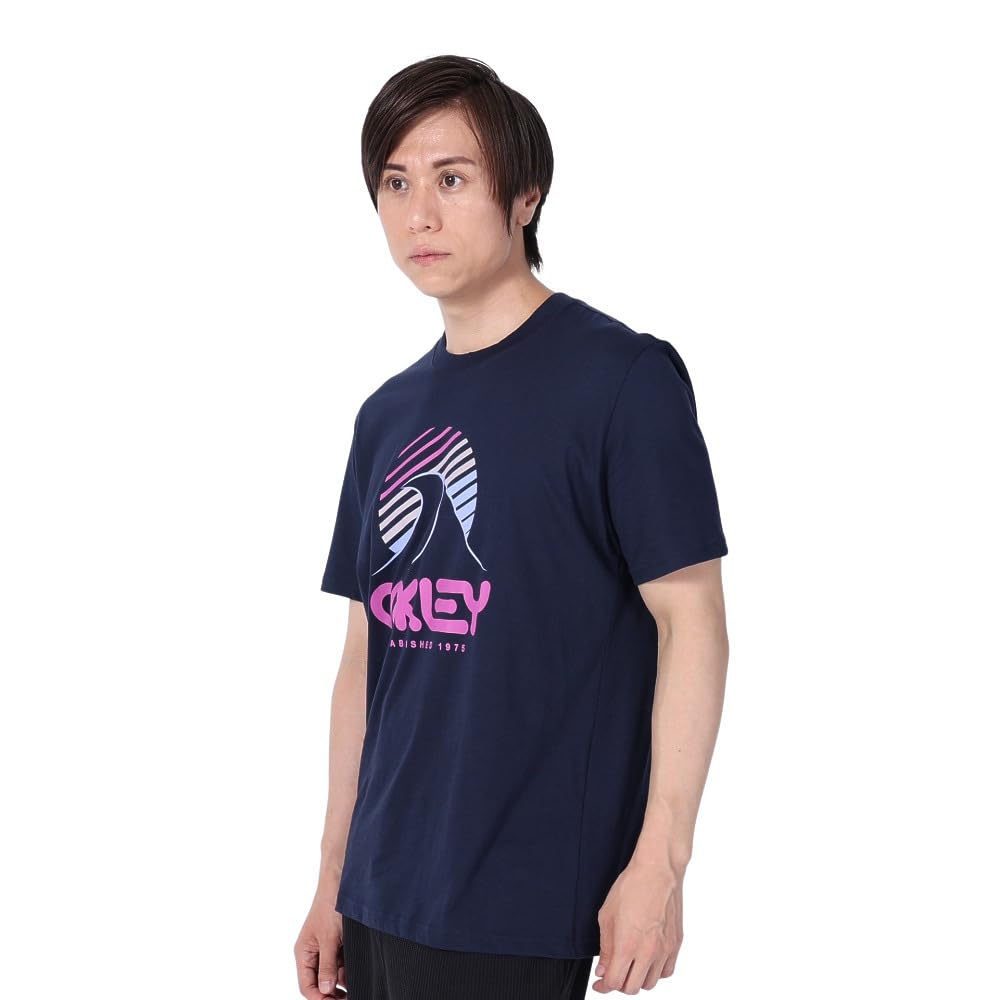 Oakley Unisex Adult One Wave B1b Tee T-Shirt, Fathom, Small US