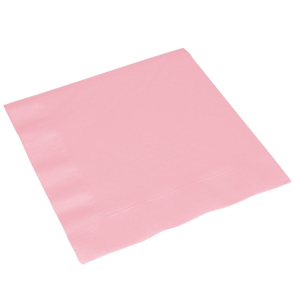 Amscan Party Perfect Bright & Pretty 2-Ply Luncheon Napkins (50 Piece), Pink, 6.6 x 6.6