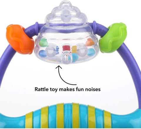 Nuby Silly Spinwheel Toy with Suction Base - Interactive High Chair Toy for Babies and Toddlers - 6+ Months