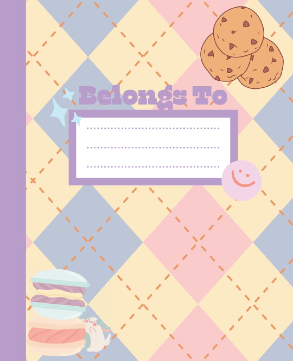 Cute Preppy Plaid Pastel Composition Notebook