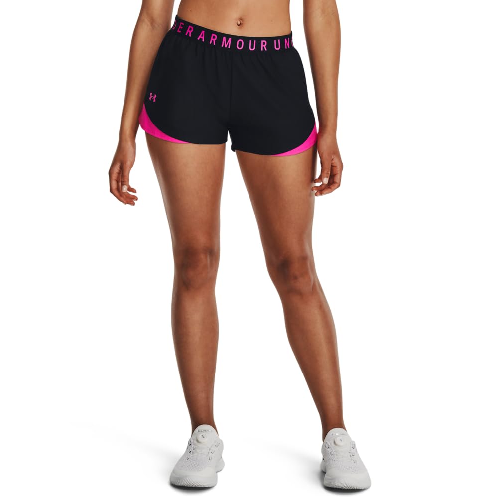 Under Armour Women's Play Up Shorts 3.0, Loose Gym Shorts for Women, Women's Shorts with a Flattering Curved Hem, Sweat-Wicking Running Shorts