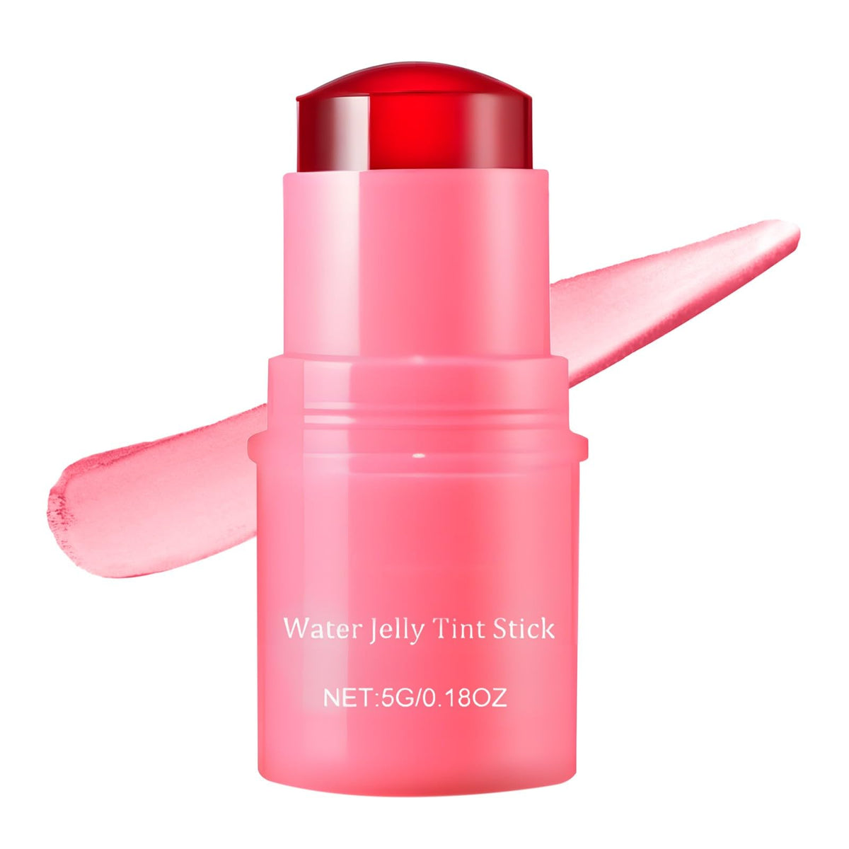 Generic Milk Jelly Blush Cooling Water Jelly Tint, Milk Jelly Tint Jelly Blush Stick, Milk Lip And Cheek Stick, Sheer Lip & Cheek Stain, Jelly Tint Makeup (Red, Free Size)