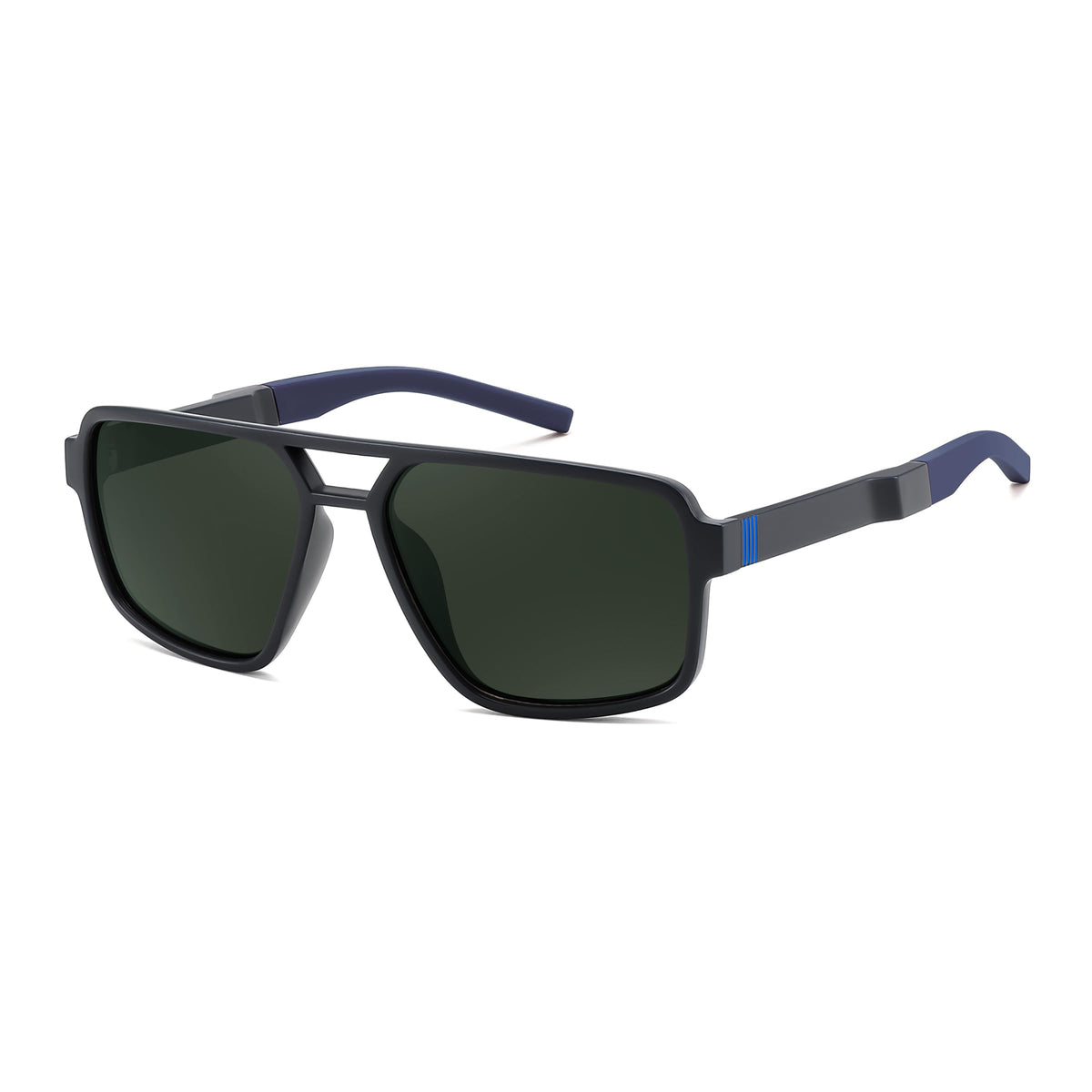 FEISEDY Vintage Polarized Aviator Sunglasses Men Womens, 70s Retro Square Mens Sun Glasses B9140