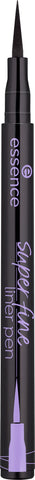 essence | Superfine Liner Pen (Pack of 5) | Ultra-fine Brush Tip for Precise Eyeliner| Longlasting, Deep Black Color | Vegan, Cruelty Free & Paraben Free