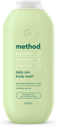 Method Body Wash - Daily Zen 18 FL OZ 532 ml - Pack of 2