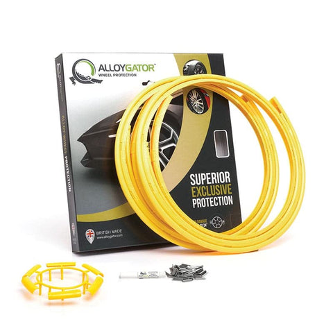 AlloyGator K4YLLWEXC: Set of Wheel Protectors, Yellow, Set of 4