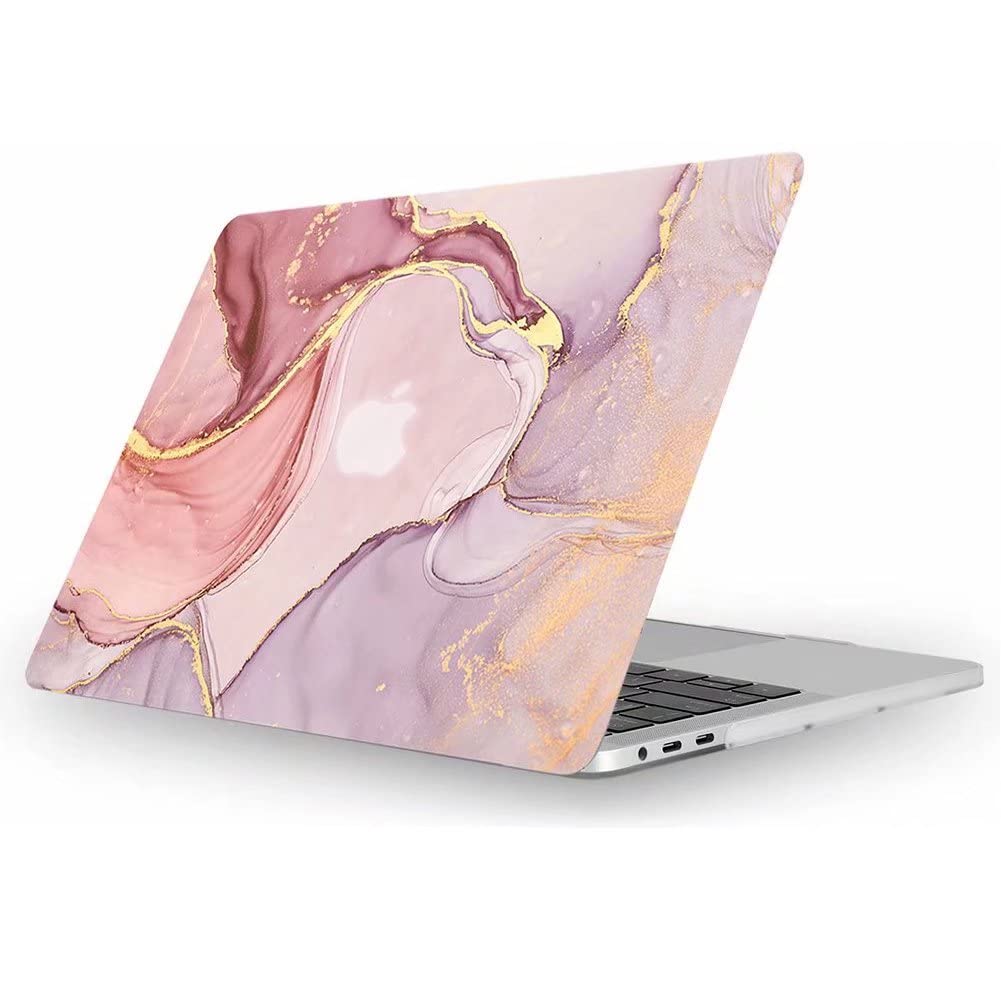 Fancity Compatible with MacBook Pro 16 inch Case 2025 2024 2023 2022 2021 Release M4 A3403 A3186 M3 A2991 M2 A2780 M1 A2485 Pro/Max, Protective Plastic Hard Shell Case for Pro 16.2 inch, Pink Marble