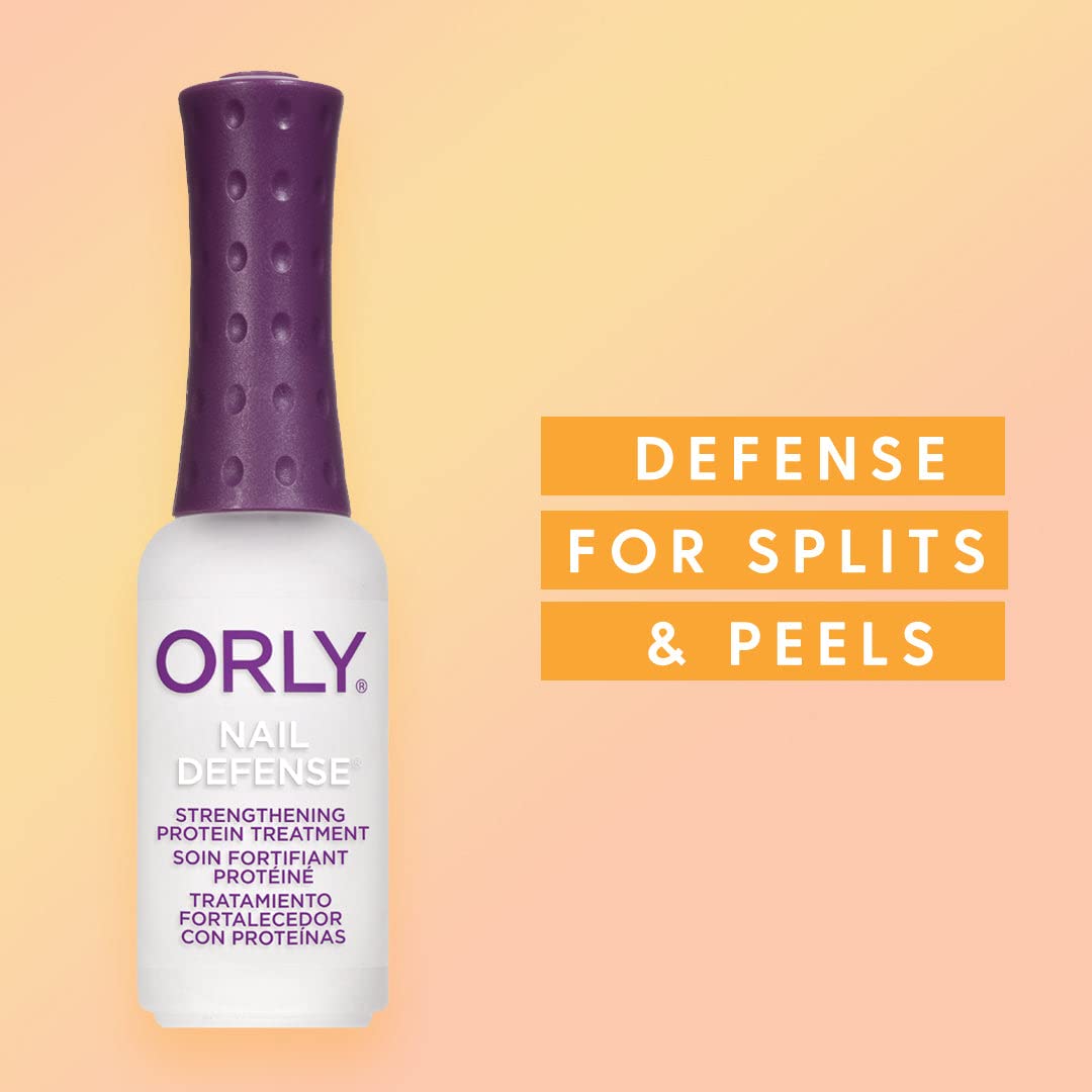ORLY Nail Defense, Strengthening Protein Treatment for Splitting/Peeling Nails 9ml