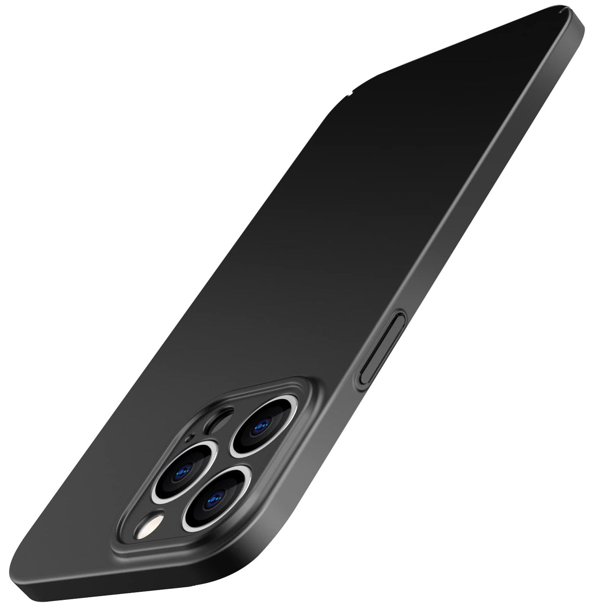 JETech Upgraded Slim (0.85 mm Thin) Case for iPhone 14 Pro Max 6.7-Inch, Camera Lens Cover Full Protection, Slim Fit Ultra Thin Lightweight Matte Hard PC, Support Wireless Charging (Black)