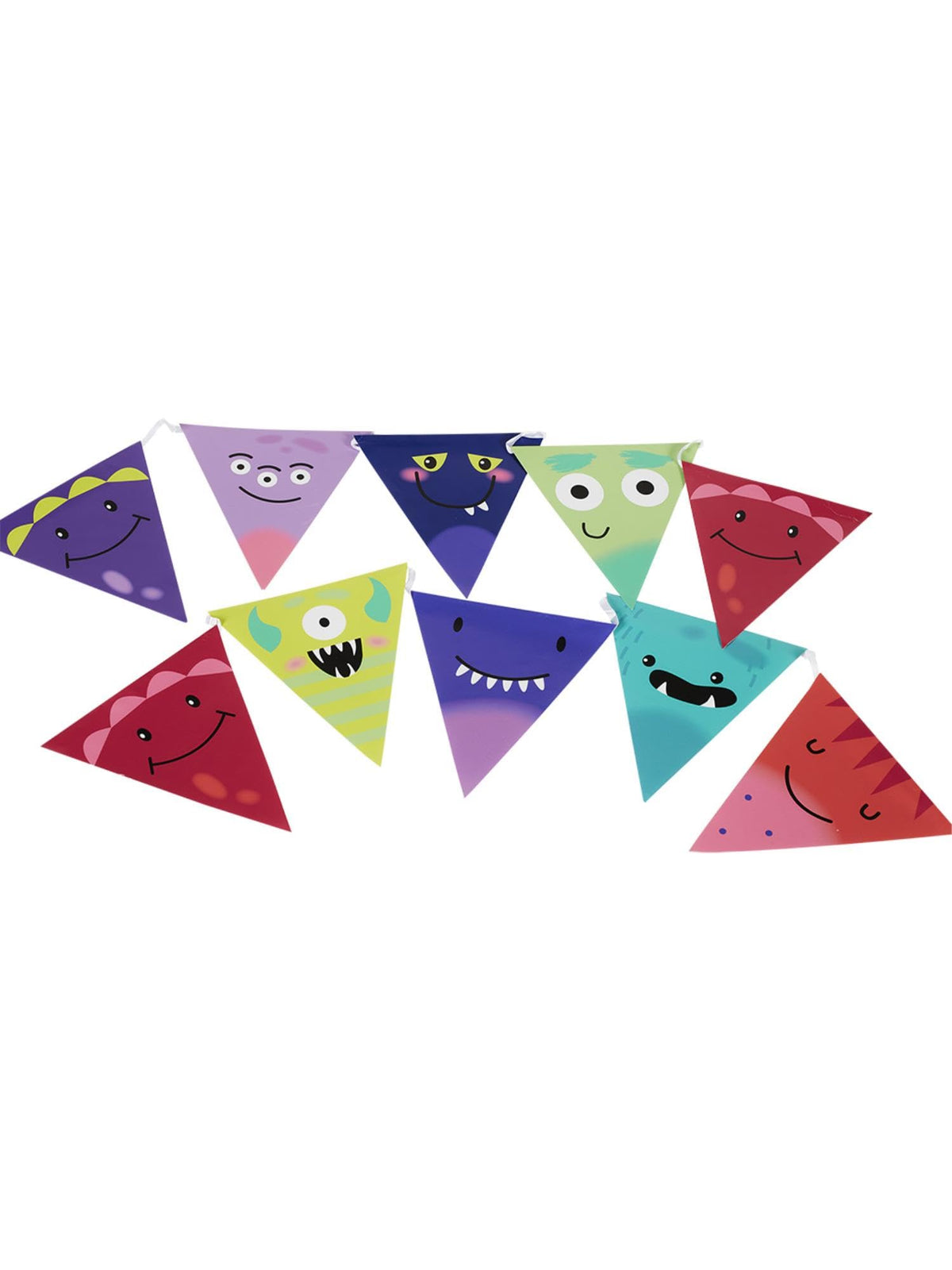 Smiffys Halloween Tableware, Monster Bunting x1