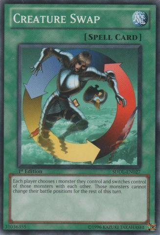 Yu-Gi-Oh! - Creature Swap (SDDL-EN027) - Structure Deck: Dragunity Legion - 1st Edition - Common