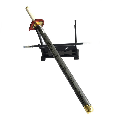 Demon Slayer: Kimetsu no Yaiba Rengoku Kyoujurou Sword Katana Knife Signature Pen Sword Game Collection Party Supplies Gift Sword Toys Action Figures Metal Arts Collections (DS-Rengoku Kyoujurou)