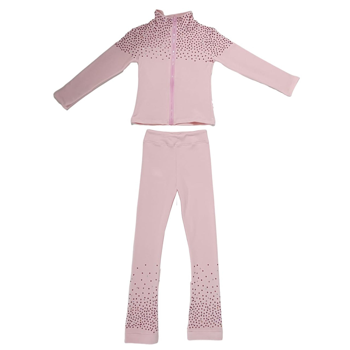 LIUHUO Figure Skating Pants Jackets Sets Girls Women Comfortable Training Wear Skating Coat with CrystalsÃ¢â‚¬Â¦
