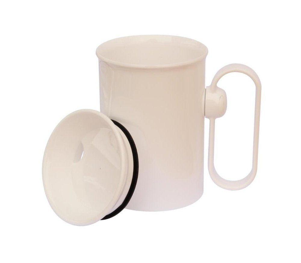 NRS Healthcare Hand Steady Mug with Easy Drinking Cup Aid
