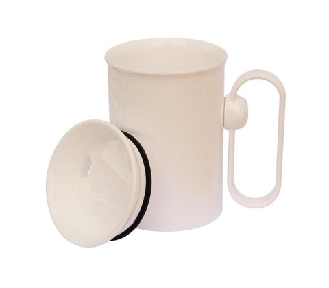 NRS Healthcare Hand Steady Mug with Easy Drinking Cup Aid