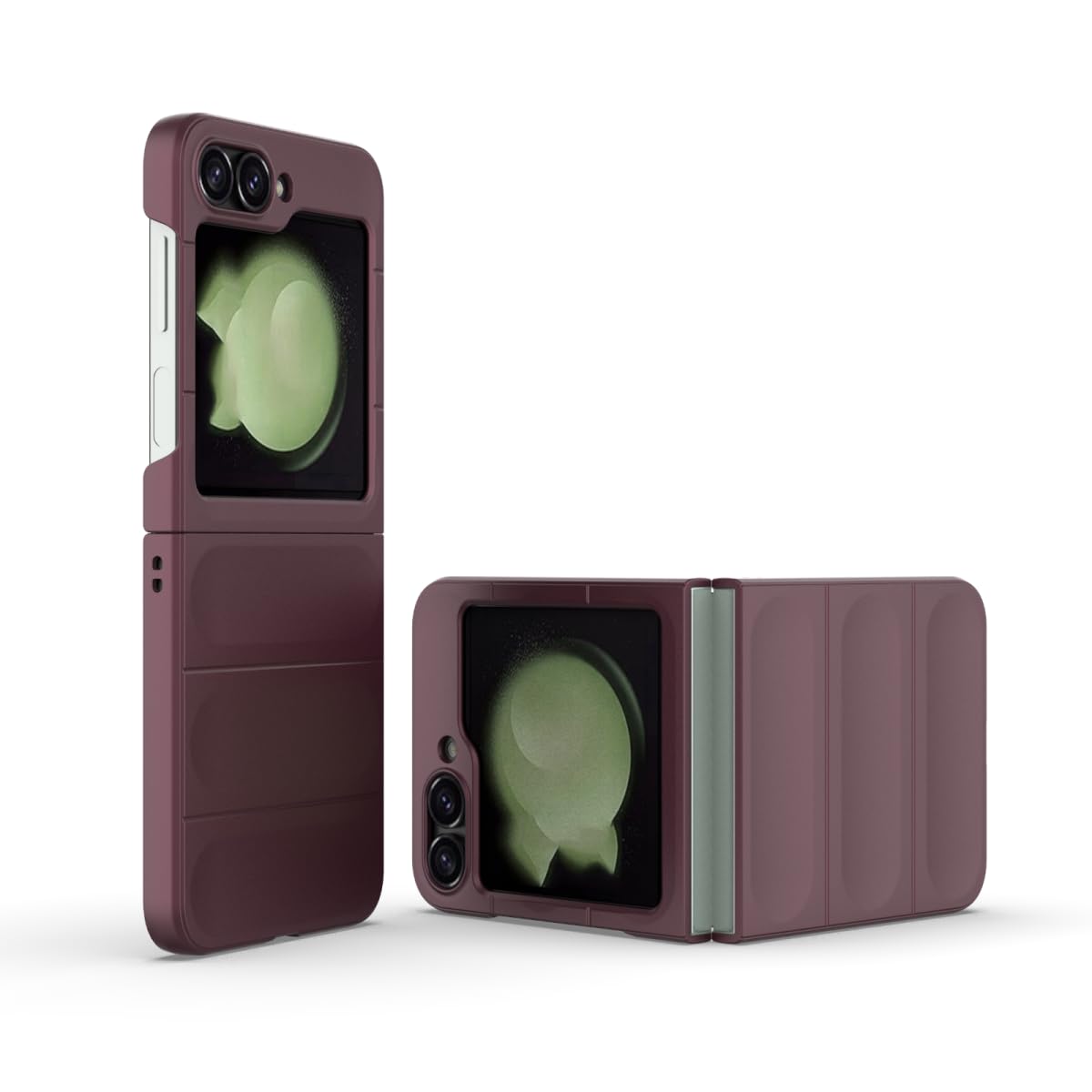 RanTuo Case for Samsung Galaxy Z Flip 6, Hard PC, Anti-Scratch, Anti-Shock, Anti-Drop, Case Cover for Samsung Galaxy Z Flip 6.(Mountain Purple)