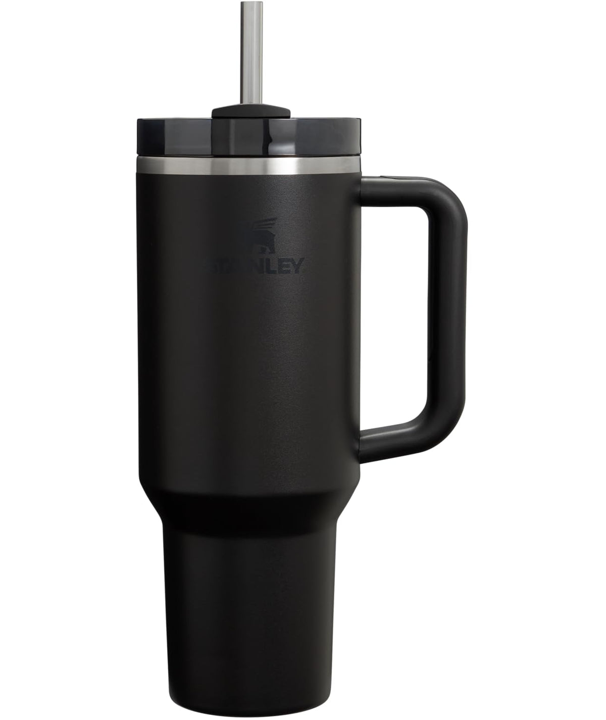 STANLEY Quencher H2.0 FlowState Stainless Steel Vacuum Insulated Tumbler with Lid and Straw for Water, Iced Tea or Coffee, Smoothie and More, Black 2.0, 40oz
