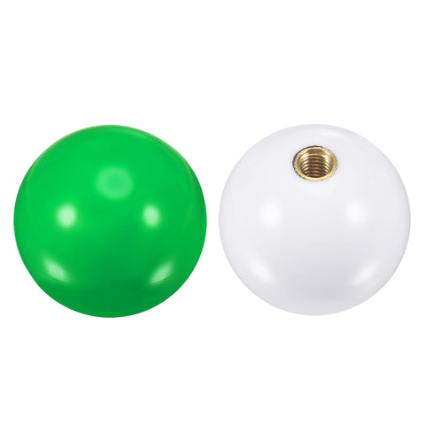 uxcell Joystick Head Rocker Ball Top Handle Arcade Game Replacement Green/White