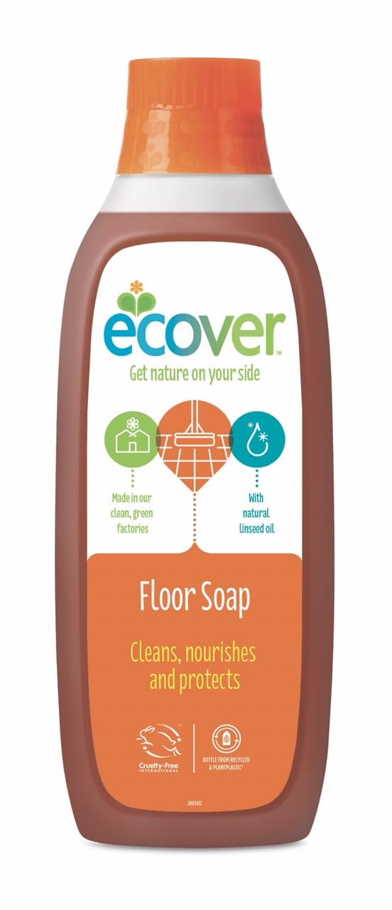 Ecover Floor Soap, Orange & Lemon, 1L