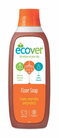 Ecover Floor Soap, Orange & Lemon, 1L